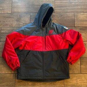 Men’s Hooded Snap On Jacket. XL. NEW! Never worn.